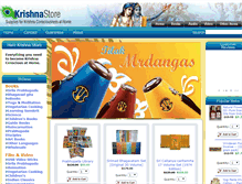 Tablet Screenshot of krishnastore.com